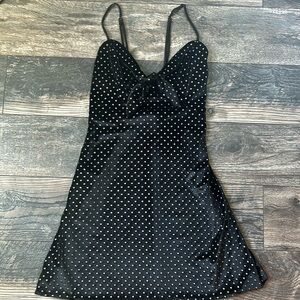 Black Studded Show Me Your Mumu Mini Velvet Dress Christmas New Years